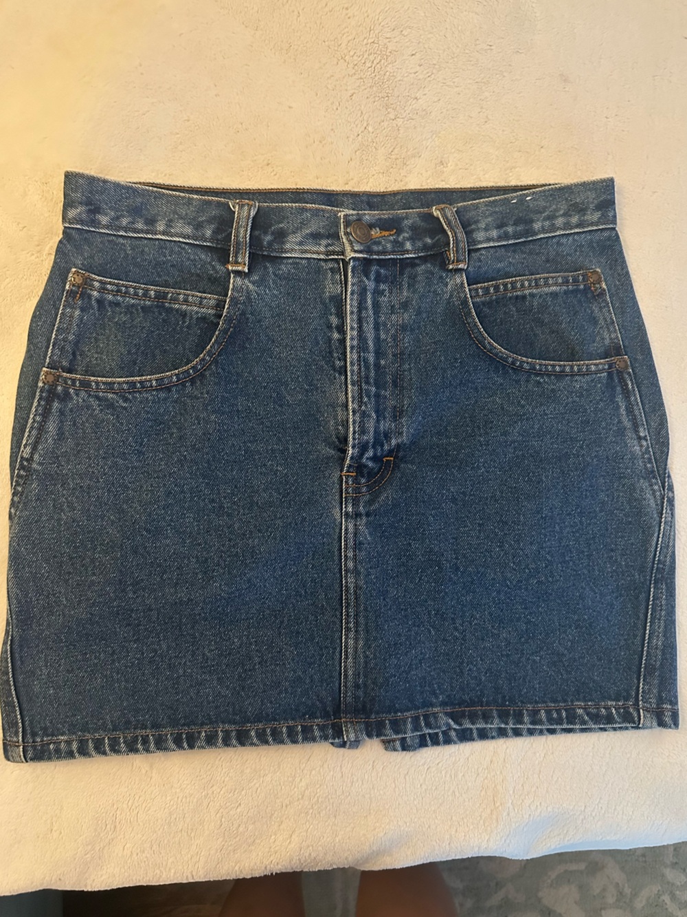Jordache Blue Denim Mini Skirt